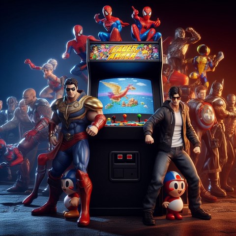 Borne d'arcade personnalisée